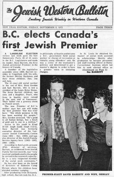 JWB 1972_Dave Barrett win